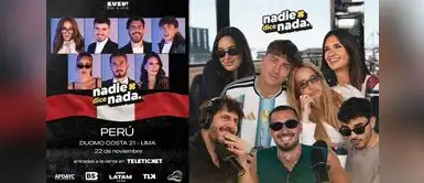 Todo el elenco de 'Nadie dice Nada' llegará a Lima. LuzuTV llega por primera vez a Lima: ‘Nadie Dice Nada’ aterriza este 22 de noviembre con todo su elenco