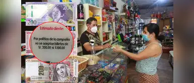 Billete de 200 soles rechazado ¿Te RECHAZAN un billete de S/200? Indecopi aclara cuándo un comercio puede NEGARSE a recibirlo