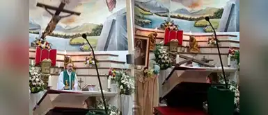 Tragedia en plena misa en vivo ¡Tragedia en la iglesia! Sacerdote FALLECE tras caerle una cruz durante MISA en vivo y sus ÚLTIMAS palabras dejan helados a todos: "Vamos a morir"