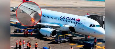 Accidente avión LATAM MOMENTOS DE HORROR en el Jorge Chávez: avión rumbo a Piura se incendia antes de DESPEGAR