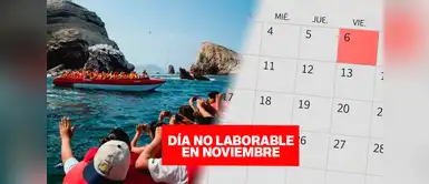 El 6 de noviembre será día no laborable: descubre qué trabajadores podrán descansar ¡CONFIRMADO! El 6 de noviembre será DÍA NO LABORABLE: descubre qué trabajadores serán beneficiados