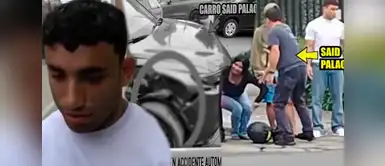 Said Palao sufre accidente Said Palao sufre ACCIDENTE en Surco y choca su camioneta contra una moto: así quedó su vehículo