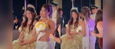 Gestos de hija de Karen Dejo Hija de Karen Dejo se vuelve VIRAL por su INSÓLITA REACCIÓN durante el discurso de su madre: "Gestos de 'mamá, cállate'"