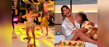 Karen Dejo y su hija bailan en 15 años Karen Dejo y su hija DEJAN EN SHOCK a todos con coreografía en pleno QUINCEAÑERO luego de gestos de incomodidad