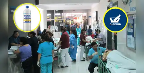 Alerta sanitaria | Digemid advierte que clorhexidina utilizada en hospitales podría causar riesgo de ceguera y daños oculares graves Alerta sanitaria | Digemid advierte que clorhexidina utilizada en hospitales podría causar riesgo de ceguera y daños oculares graves