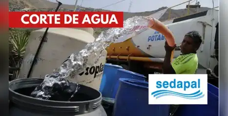 Sedapal confirma corte de agua de hasta 10 horas este 9 de febrero: horarios y zonas afectadas
