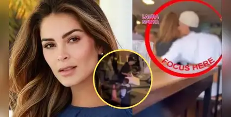 Laura Spoya tendría nuevo saliente y sería quien retiró sus pertenencias de la camioneta tras fuerte choque: “¿Y Brian Rullan?”