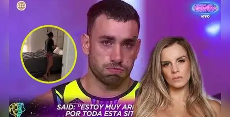 Said Palao y misteriosa mujer en el ojo de la tormenta, mientras Ale estaba de viaje