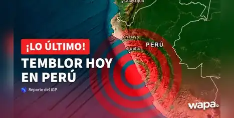URGENTE | Temblor se registra en Perú este sábado 11 de abril: IGP confirma en dónde fue el epicentro URGENTE | Temblor se registra en Perú este sábado 11 de abril: IGP confirma en dónde fue el epicentro