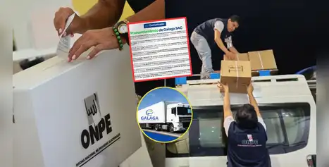 Galaga SAC asegura que cumplió con el traslado de material electoral y pide que la ONPE se disculpe por dañar su imagen