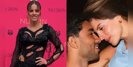 Alejandra Baigorria se roba miradas con vestido de la venganza en premiación en España, acompañada de Said Palao