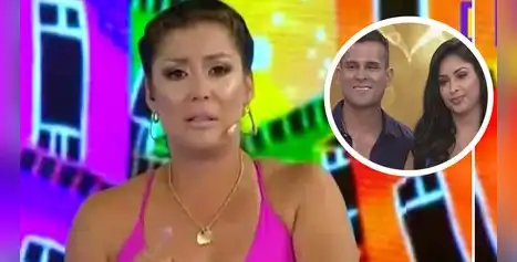 ¡Indignada! Karla Tarazona se retira de programa en vivo tras rumor sobre Christian Domínguez y Pamela Franco