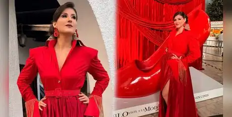 Francis Herrera apostó por el rojo y la alta costura en la premiere de "El diablo viste a la moda 2" Francis Herrera apostó por el rojo y la alta costura en la premiere de "El diablo viste a la moda 2"