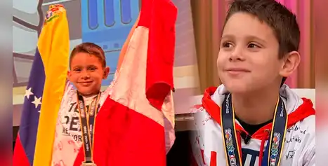 ¡Un genio! Niño venezolano gana medalla de ORO en olimpiadas de matemáticas representando al Perú en Singapur ¡Un genio! Niño venezolano gana medalla de ORO en olimpiadas de matemáticas representando al Perú en Singapur