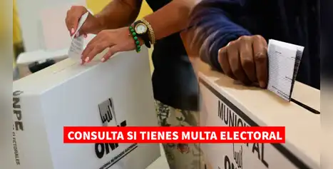 JNE habilita LINK OFICIAL: Consulta con tu DNI si tienes multas electorales antes de las Elecciones Regionales y Municipales 2026 JNE habilita LINK OFICIAL: Consulta con tu DNI si tienes multas electorales antes de las Elecciones Regionales y Municipales 2026