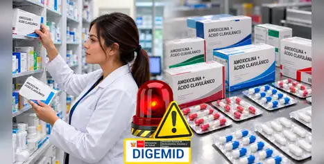 Digemid manda ALERTA sobre uso de AMOXICILINA con ÁCIDO CLAVULÁNICO, popular antibiótico para tratar infecciones: ¿Qué podría ocasionar? Digemid manda ALERTA sobre uso de AMOXICILINA con ÁCIDO CLAVULÁNICO, popular antibiótico para tratar infecciones: ¿Qué podría ocasionar?