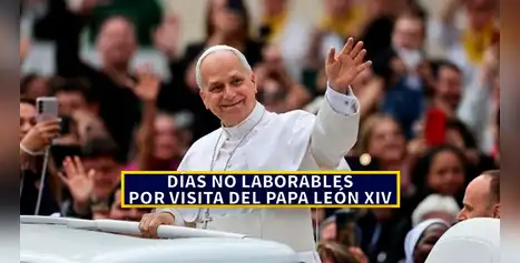 CONFIRMADO | Gobierno declara DÍAS NO LABORABLES compensables por visita del papa León XIV al Perú: ¿a quiénes aplica y QUÉ FECHAS serán? CONFIRMADO | Gobierno declara DÍAS NO LABORABLES compensables por visita del papa León XIV al Perú: ¿a quiénes aplica y QUÉ FECHAS serán?