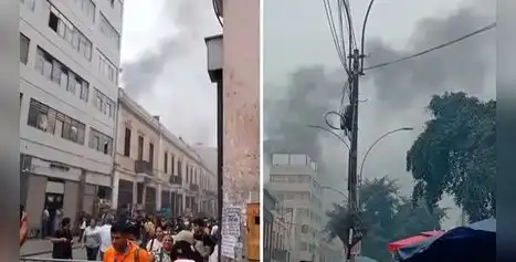 Incendio genera alarma cerca del Barrio Chino: al menos cuatro unidades de bomberos atienden la emergencia Incendio genera alarma cerca del Barrio Chino: al menos cuatro unidades de bomberos atienden la emergencia