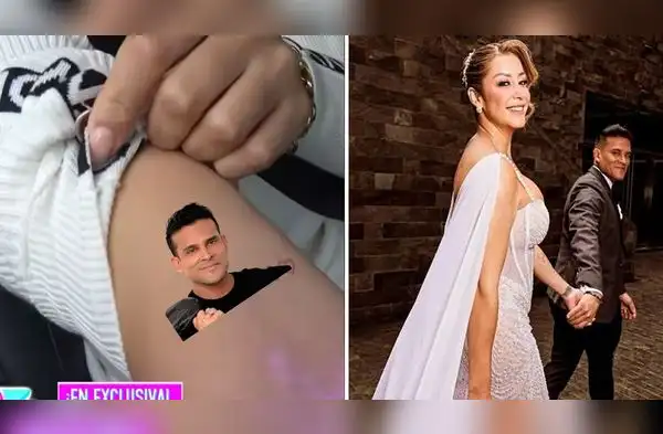 Karla Tarazona se hace TATÚAJE en honor a Christian Domínguez y el amor después de su boda wapa.pe