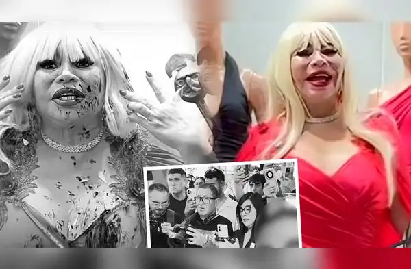 ¡ESCÁNDALO! EMBARRAN lujoso vestido de diseñador de Susy Díaz en plena conferencia de prensa y ella tiene IMPENSADA reacción wapa.pe