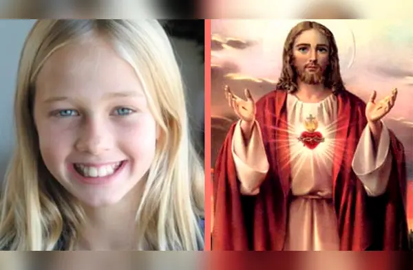 La joven pintó a Jesús con cabello corto y barba tupida. wapa.pe