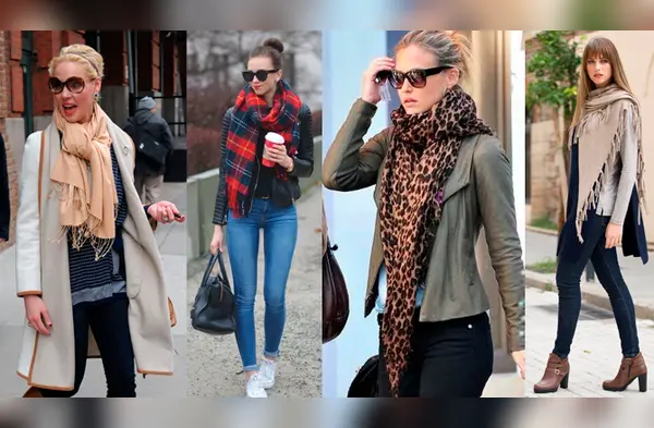 Cinco estilos de usar la pashmina wapa.pe