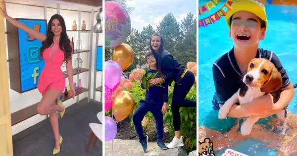 Sully Sáenz compartió emocionada cómo festejó el cumpleaños de su hijo. wapa.pe