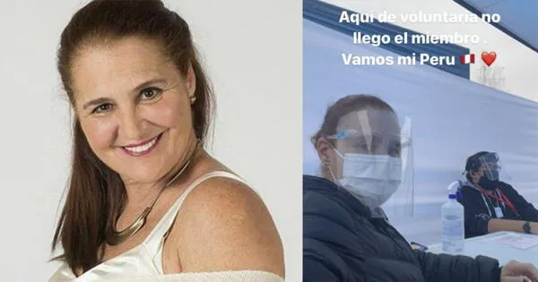 Monserrat Brugué, la popular “Monchi”, se ofreció como miembro de mesa wapa.pe