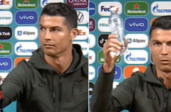 Cristiano Ronaldo tumbó a Coca-Cola: Empresa de gaseosas perdió 4mil millones de dólares tras gesto del portugués en rueda de prensa video