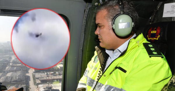 Disparan al helicóptero en el que se movilizaba Iván Duque en Norte de Santander
