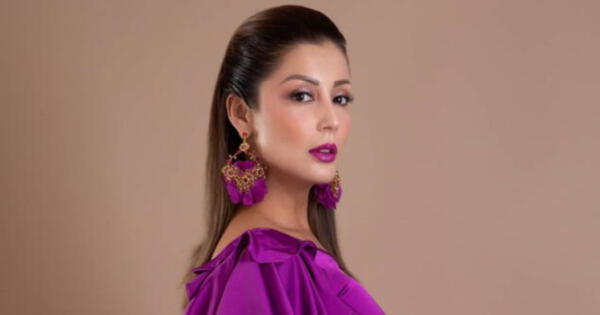 Karla Tarazona y outfit vintage wapa.pe