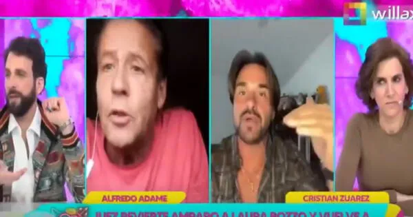 Alfredo Adame y Cristian Zuárez protagonizan discusión en vivo