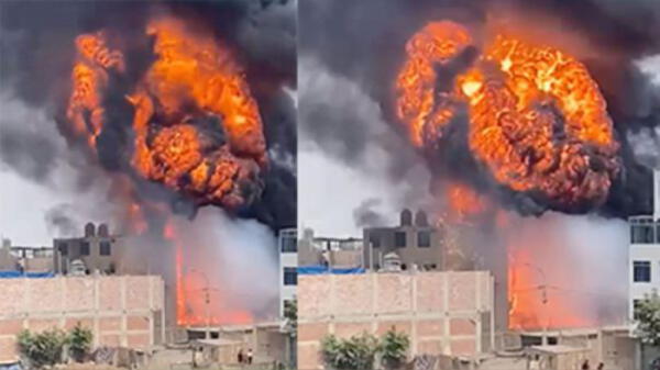 Puente Piedra: Incendio fuera de control consume local de fábrica de pinturas wapa.pe