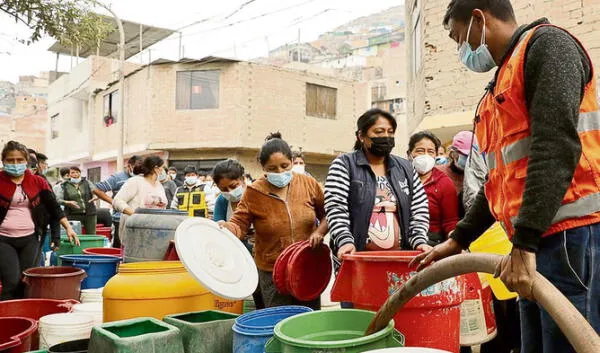 Retorno del servicio de agua potable es anunciado para el miércoles 15. Foto: difusión