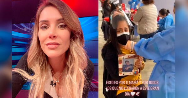 Juliana Oxenford se conmueve con video de joven vacunada que perdió a su madre por la COVID-19