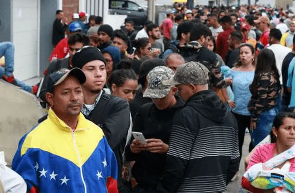 Migrantes venezolanos en Perú