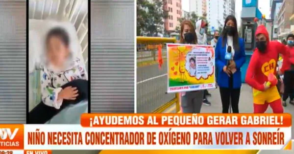 Ayudemos a Gerar Gabriel, quien necesita concentrador de oxígeno