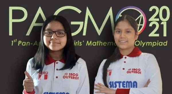 Campeonas peruanas en Olimpiada de Matemáticas 2021
