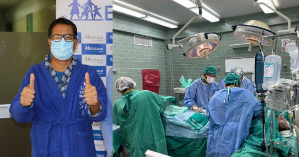 EsSalud: Hijo dona riñón a su padre que fue sometido durante años a tratamiento de hemodiálisis en Junín