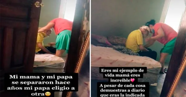 TikTok viral: Joven revela los cuidados que le da su madre a su exsuegro de 98 años