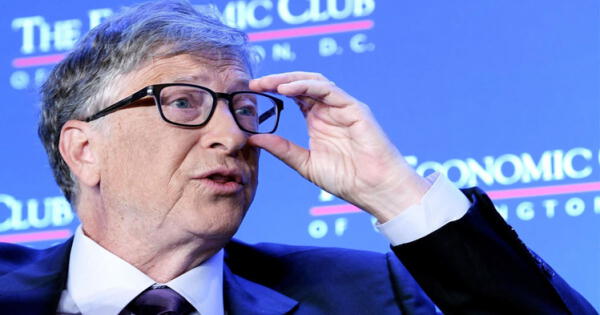 Bill Gates habla de una gran amenaza.