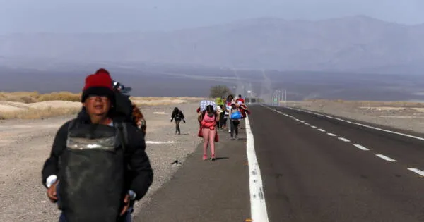 venezolano en frontera bolivia chile
