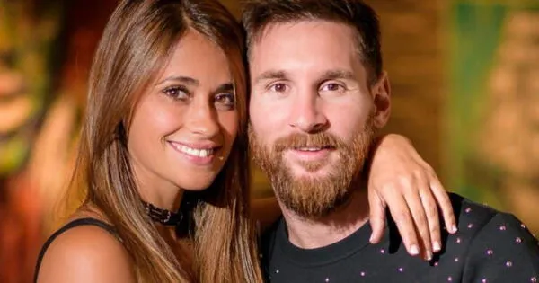 Antonela Roccuzzo y Lionel Messi portada