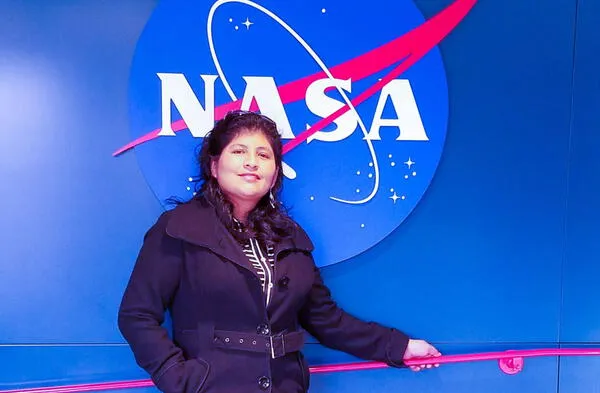 Aracely Quispe es una ingeniera peruana que trabaja para la NASA. Foto: Facebook