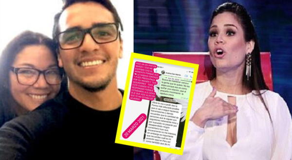 La madre del extripulante dio a conocer reveladora conversación con la modelo. wapa.pe