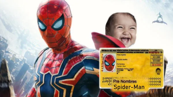 “Un gran nombre conlleva una gran responsabilidad. Encontramos a los peruanos que se llaman como algunos personajes y actores de la saga de Spiderman”, anunció Reniec en sus redes sociales.