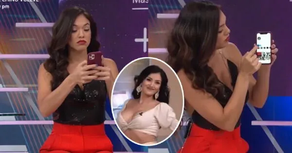 Jazmín Pinedo sigue en vivo a Michelle Soifer