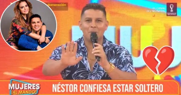 Néstor Villanueva confiesa que está soltero
