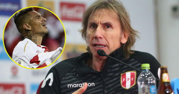 Ricardo Gareca no convocó a Paolo Guerrero para la doble fecha.