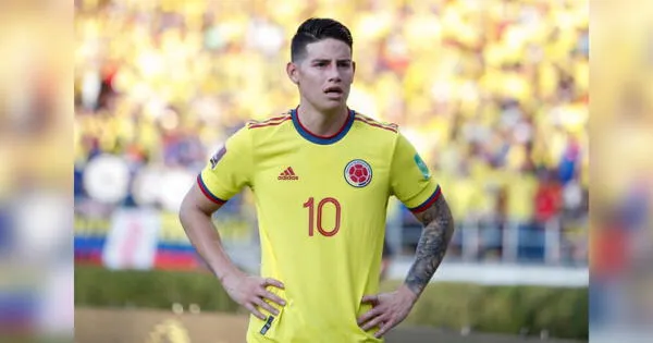 James Rodríguez insultó a colombianos tras partido con Perú